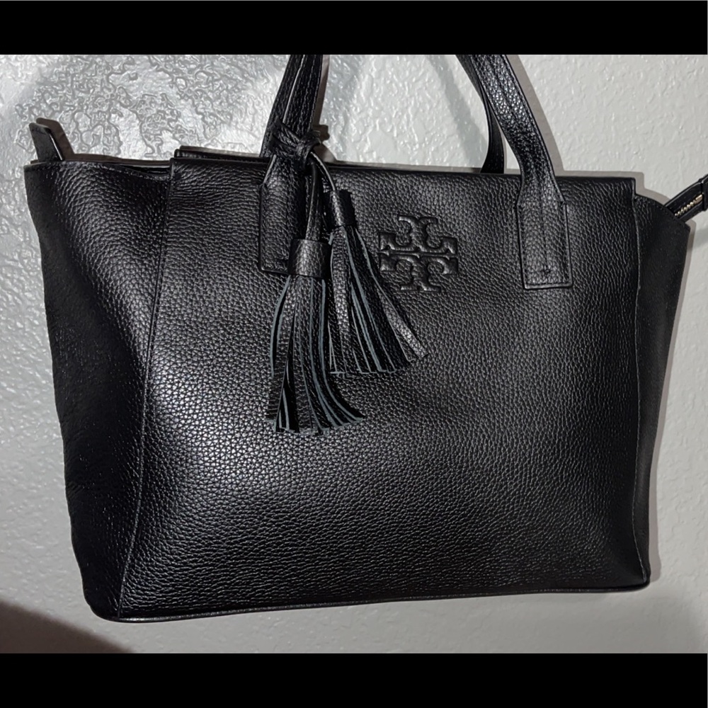Tory Burch
Thea Slouchy Black Leather Satchel